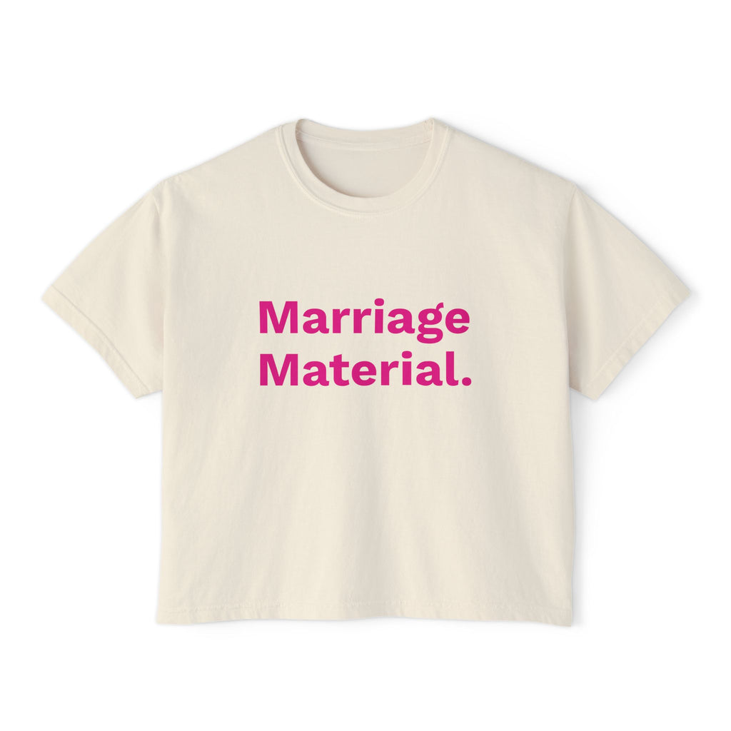 Marriage Material Shirt, Funny Women's Graphic Tee, Bride Gift, Engagement Shirt, Bachelorette Weekend Outfit