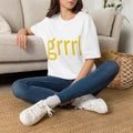 GRRRL Graphic Tee, Feminist Shirt, Women's Empowerment T-Shirt, Girl Power Tee, Retro Graphic Shirt, Gift for Women