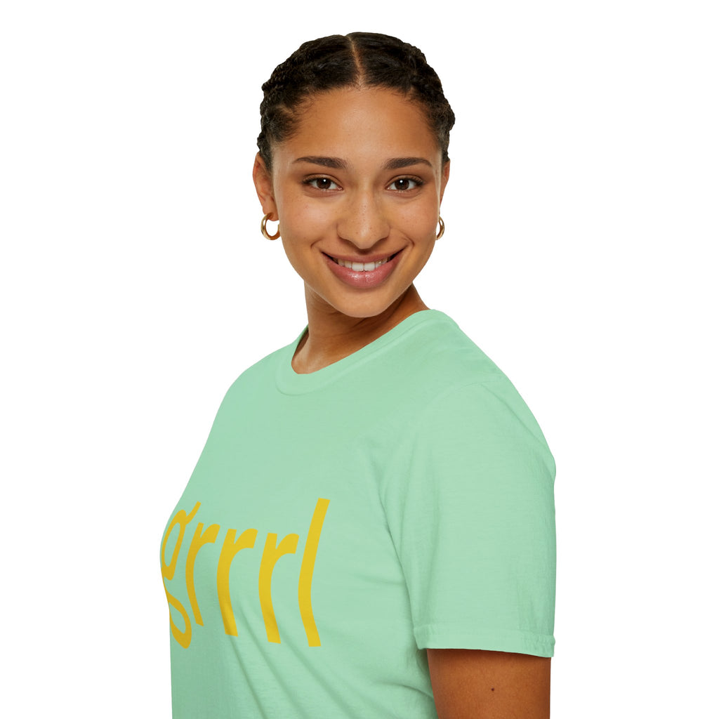 GRRRL Graphic Tee, Feminist Shirt, Women's Empowerment T-Shirt, Girl Power Tee, Retro Graphic Shirt, Gift for Women