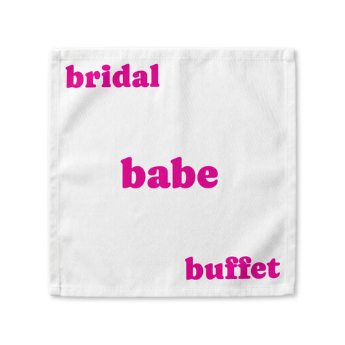 Bridal Babe Bachelorette Party Bridal Shower Cocktail Napkin