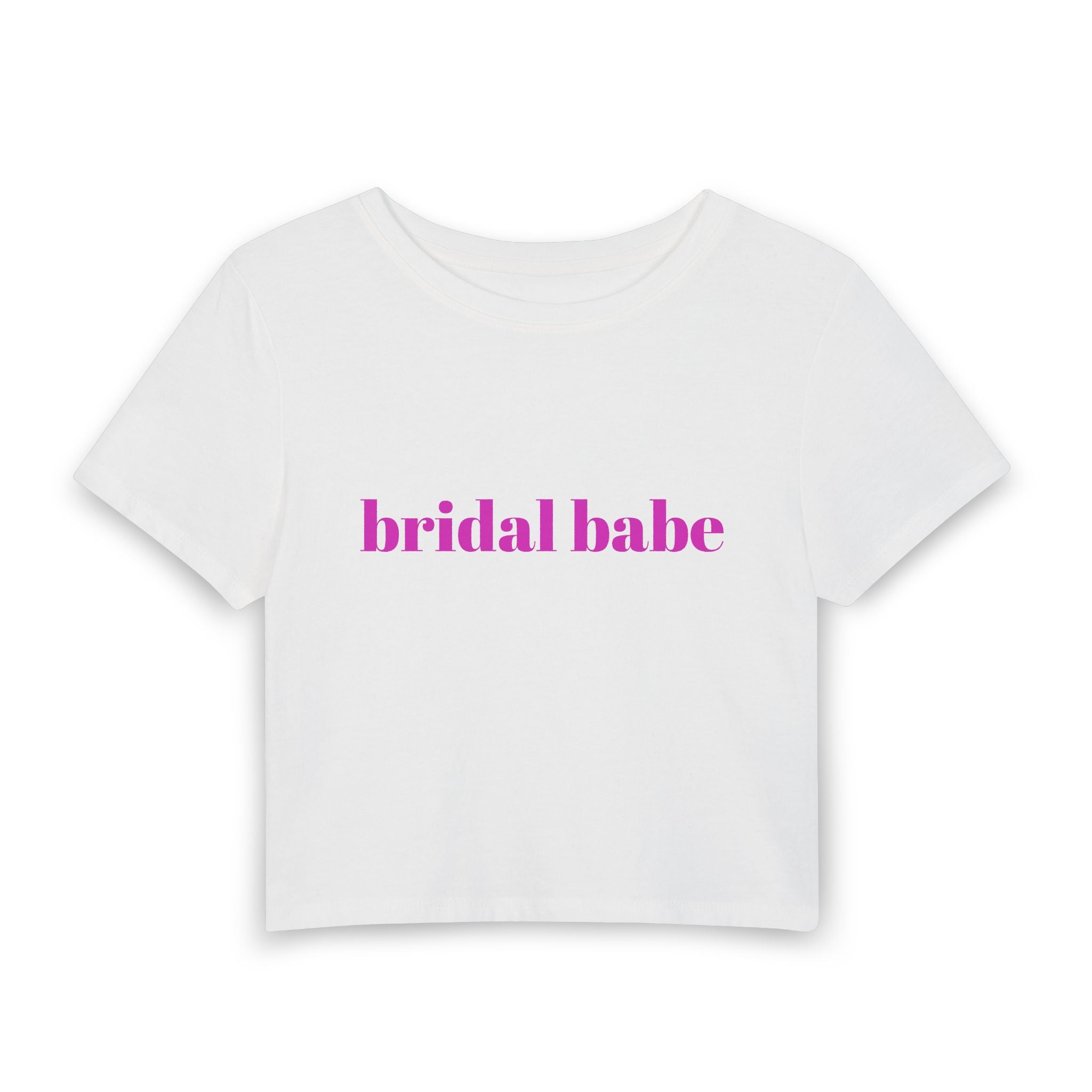Bridal Babe Bachelorette Party Bride Tribe Crop Top
