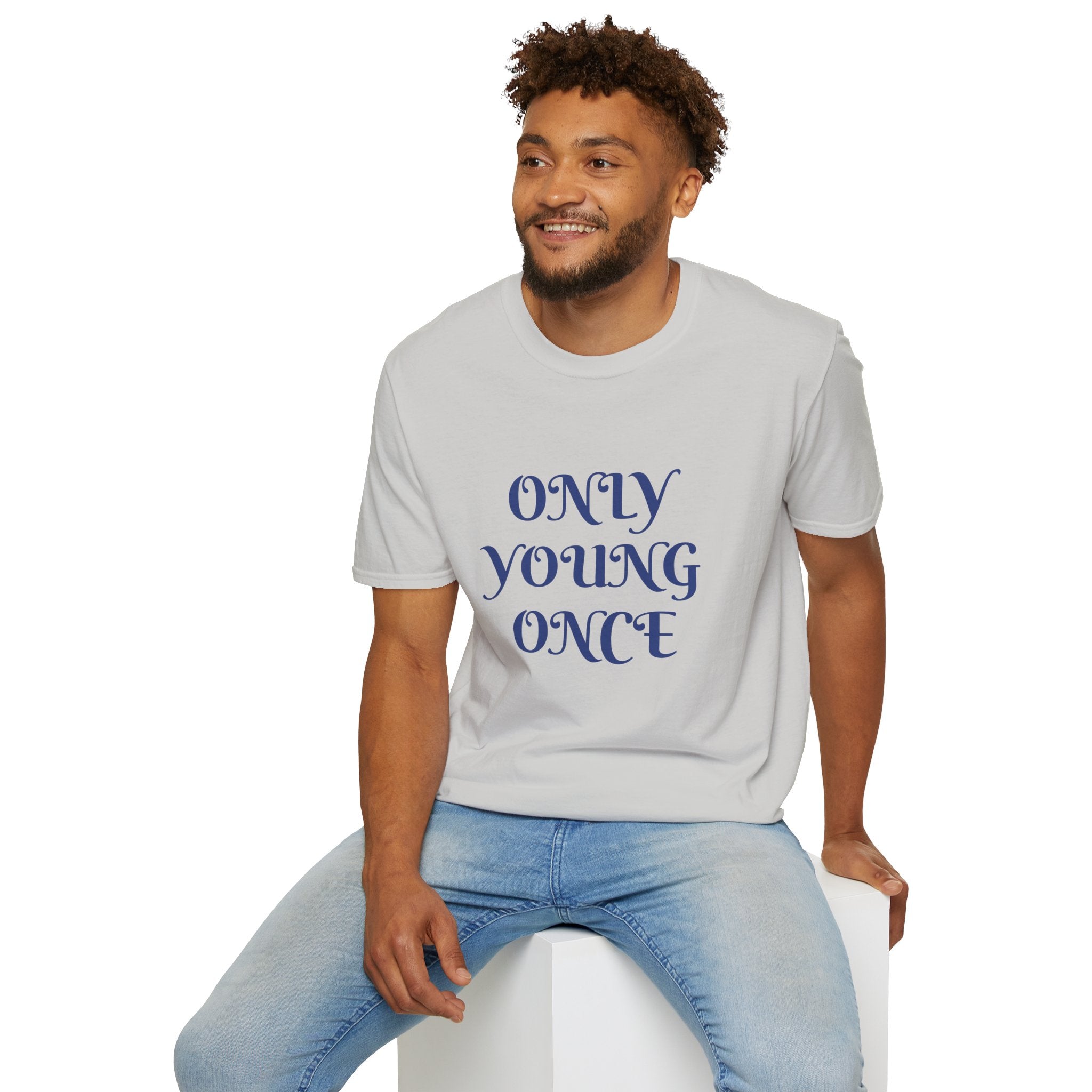 Only Young Once Retro Script Adventure T-Shirt