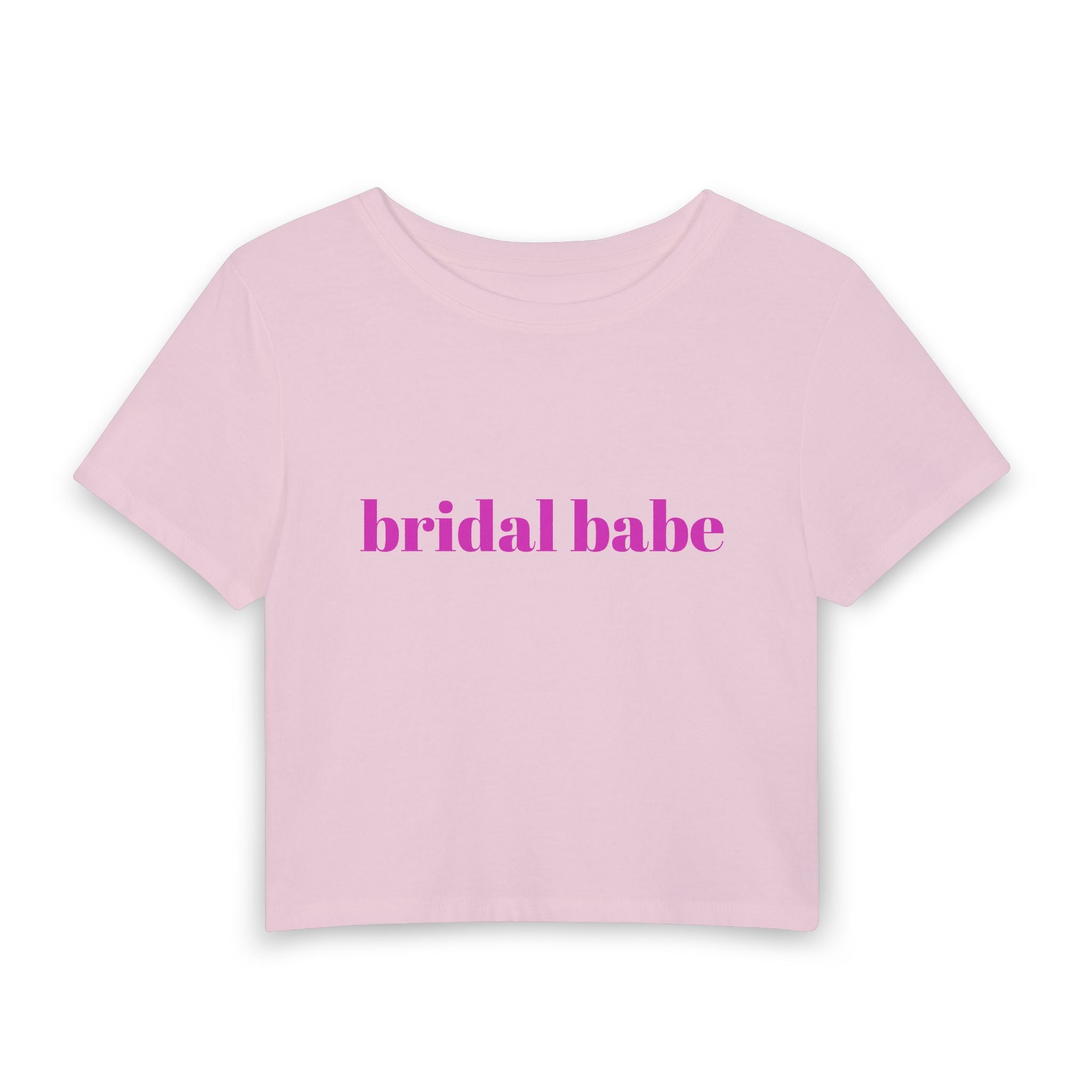 Bridal Babe Bachelorette Party Bride Tribe Crop Top
