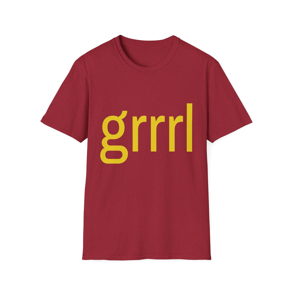 GRRRL Graphic Tee, Feminist Shirt, Women's Empowerment T-Shirt, Girl Power Tee, Retro Graphic Shirt, Gift for Women