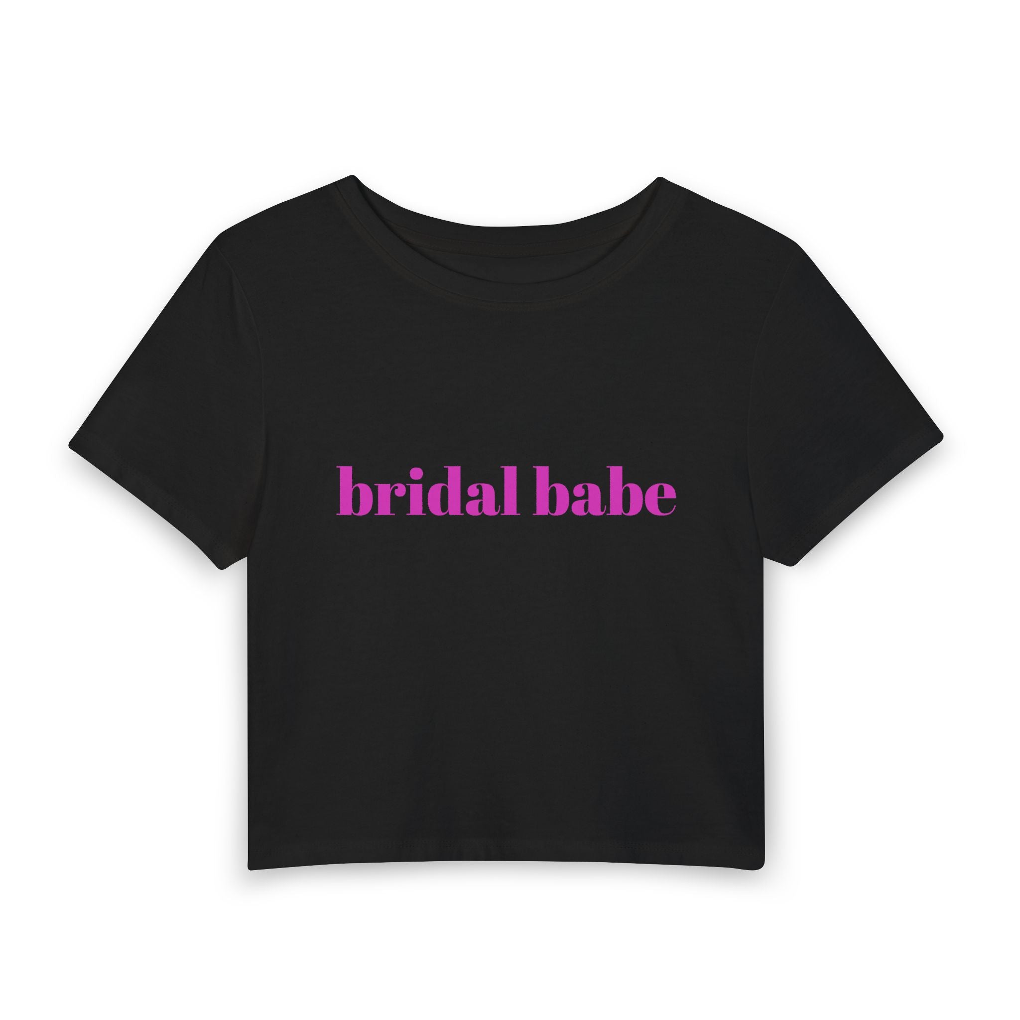 Bridal Babe Bachelorette Party Bride Tribe Crop Top