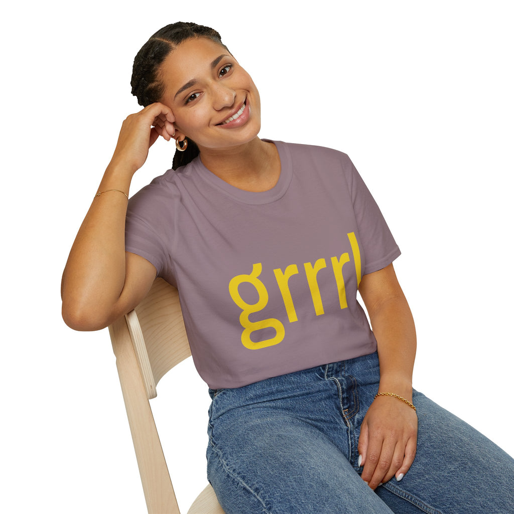 GRRRL Graphic Tee, Feminist Shirt, Women's Empowerment T-Shirt, Girl Power Tee, Retro Graphic Shirt, Gift for Women