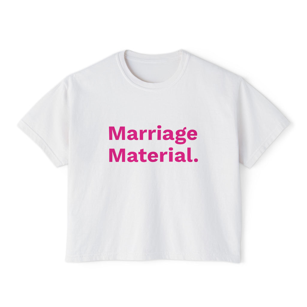Marriage Material Shirt, Funny Women's Graphic Tee, Bride Gift, Engagement Shirt, Bachelorette Weekend Outfit