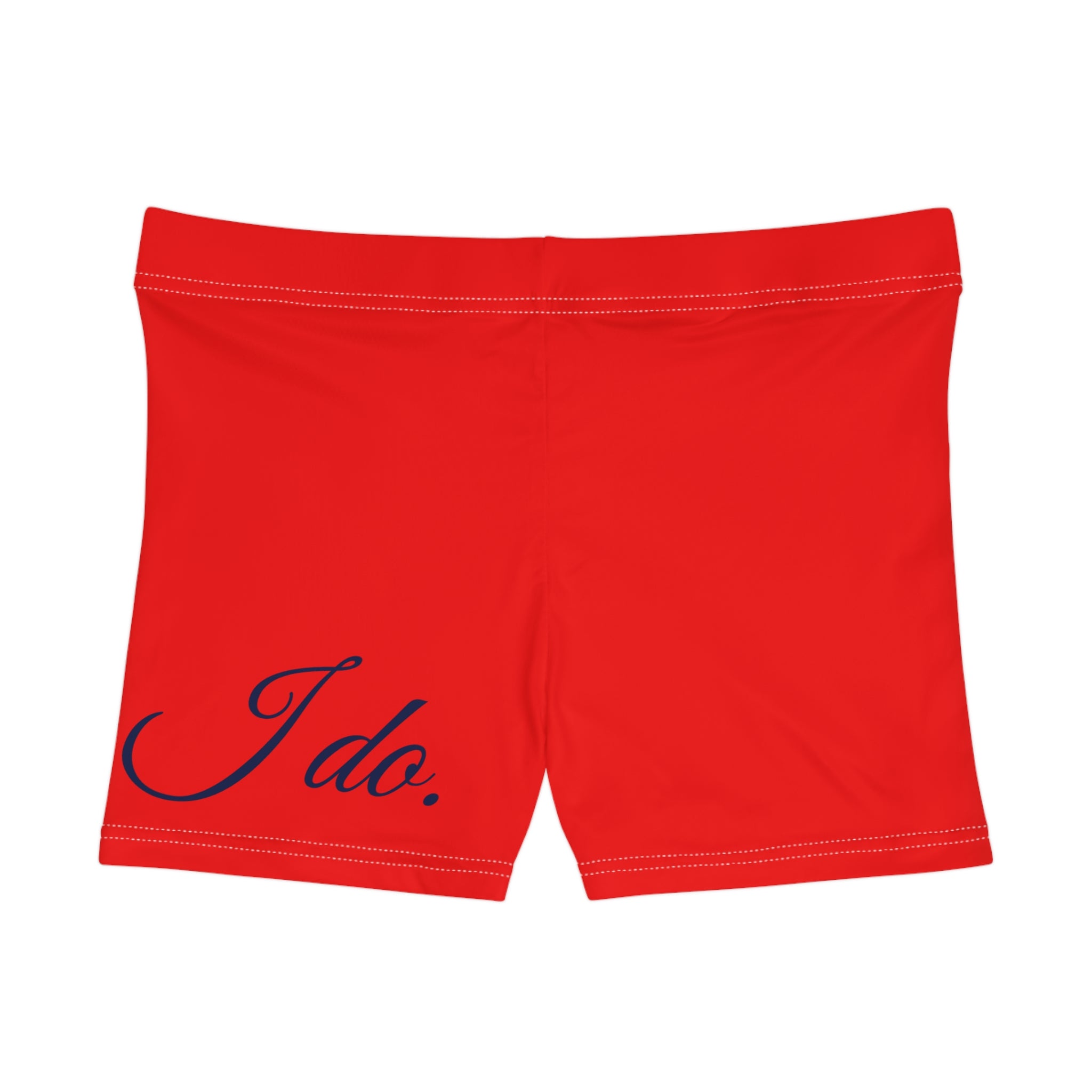 I Do Bride Shorts, Bachelorette Shorts for Bride, Red Bridal Lounge Shorts, Honeymoon Outfit, Bride-to-Be Gift
