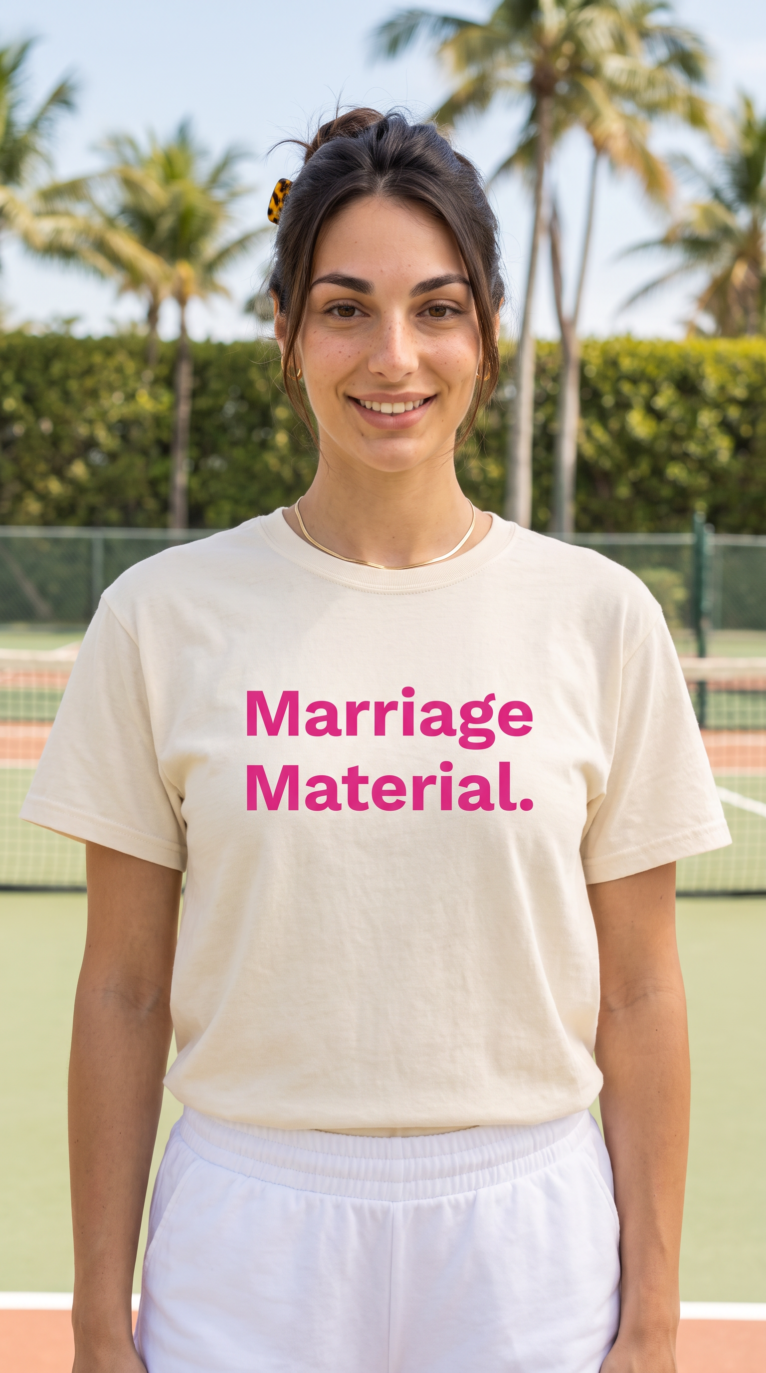 Marriage Material Fun Bachelorette Party Weekend T-Shirt