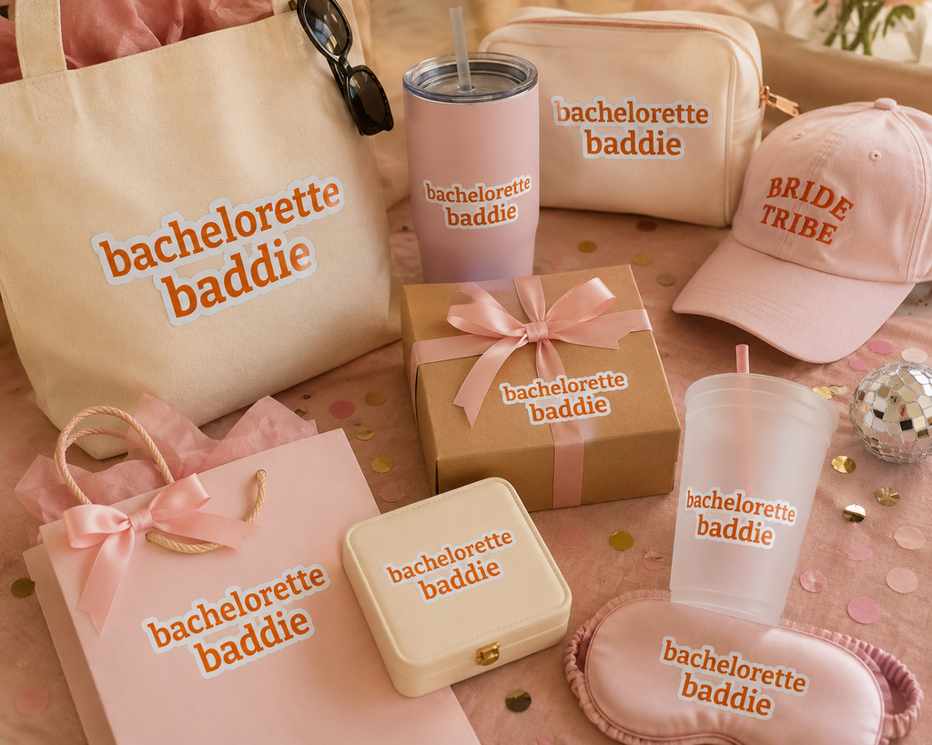 Bachelorette Baddie Bridal Shower Gift Sticker