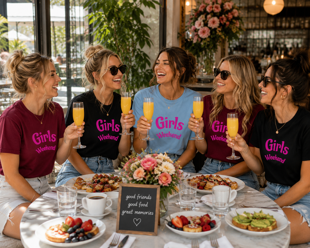 Girls Weekend T-Shirt, Bachelorette Weekend Shirt, Bride Tribe Tee, Girls Trip Outfit, Matching Bridal Party Shirt