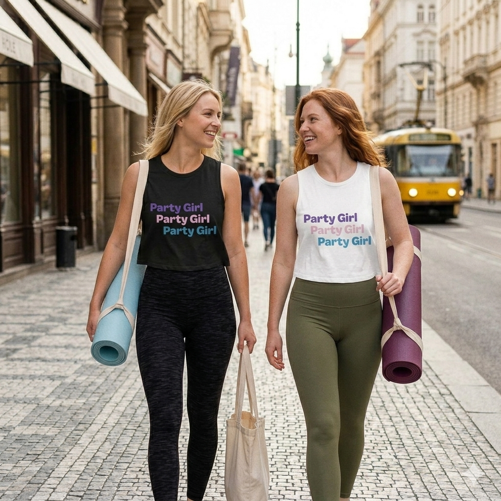 Party Girl Bachelorette Weekend Crop Top
