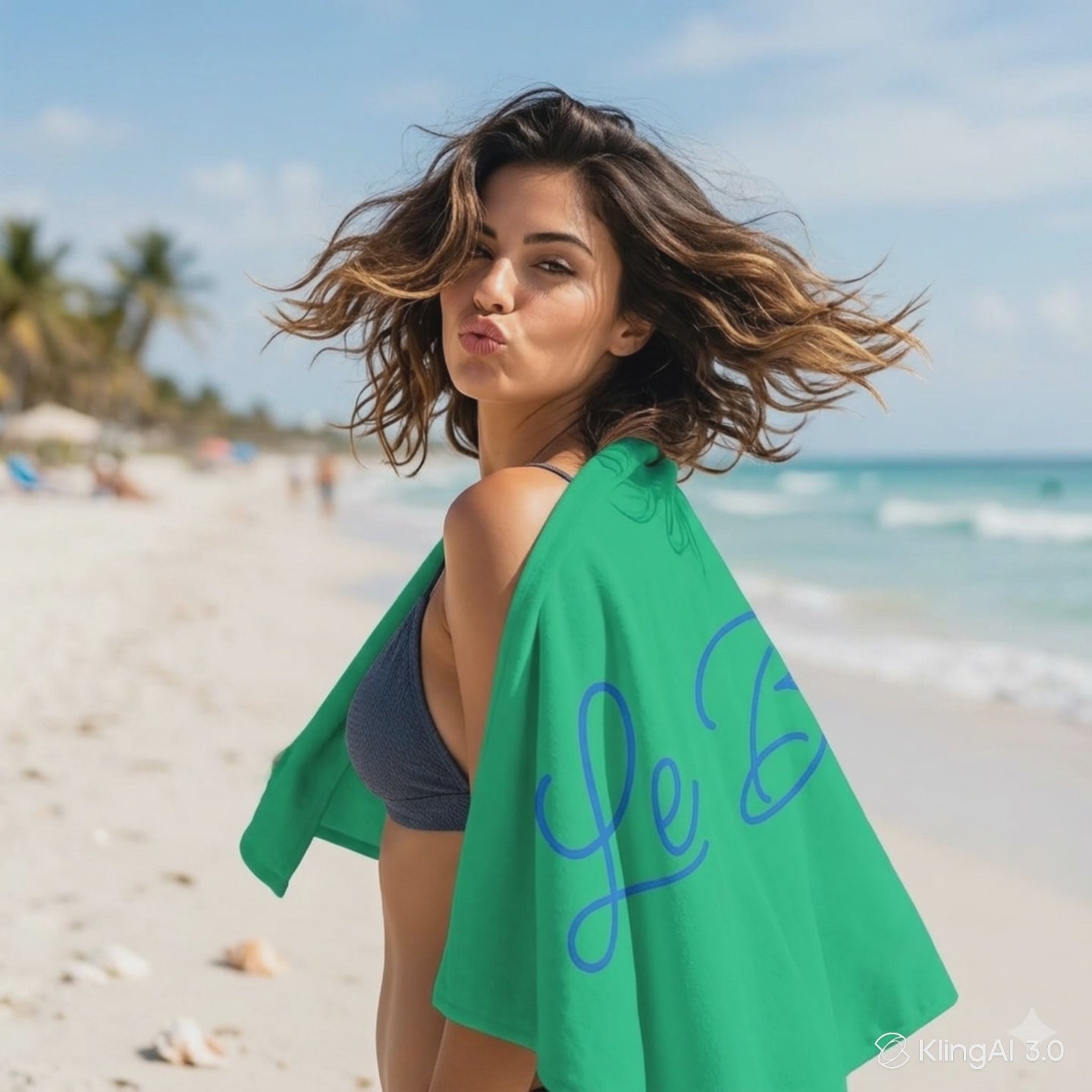Le Bride Honeymoon Pool Party Beach Towel